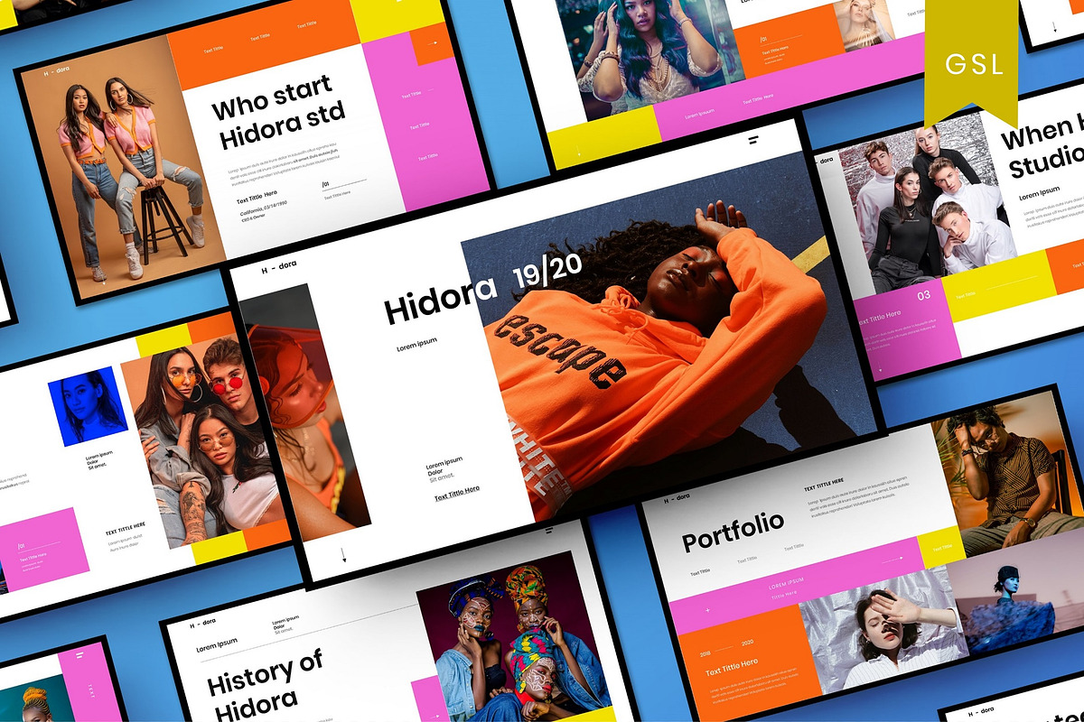 Hidora - Business Google Slide, a Presentation Template by Dens Creative Studio (Photo 1 of 6)