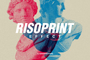 Risograph - Risoprint Effect, a Texture Graphic by Graphicdome (Thumbnail 1 of 13)