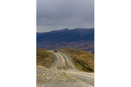 Road in chilean national park in, a Nature Photo by LARISA BLINOVA