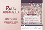 Roses Social Media Kit 3, a Social Media Template by Modern Biz Magic (Thumbnail 3 of 3)