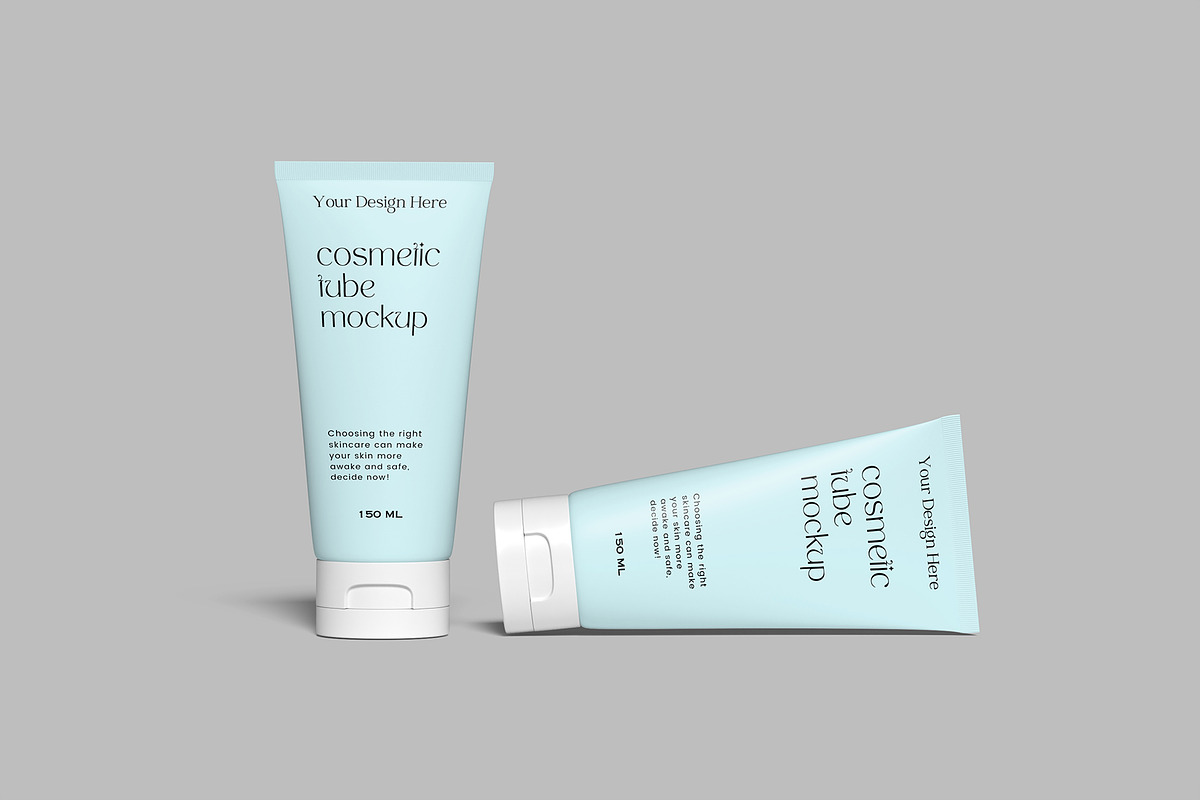 Cosmetic Tube Mockup, a Packaging Mockup by Bangdastudio (Photo 3 of 6)