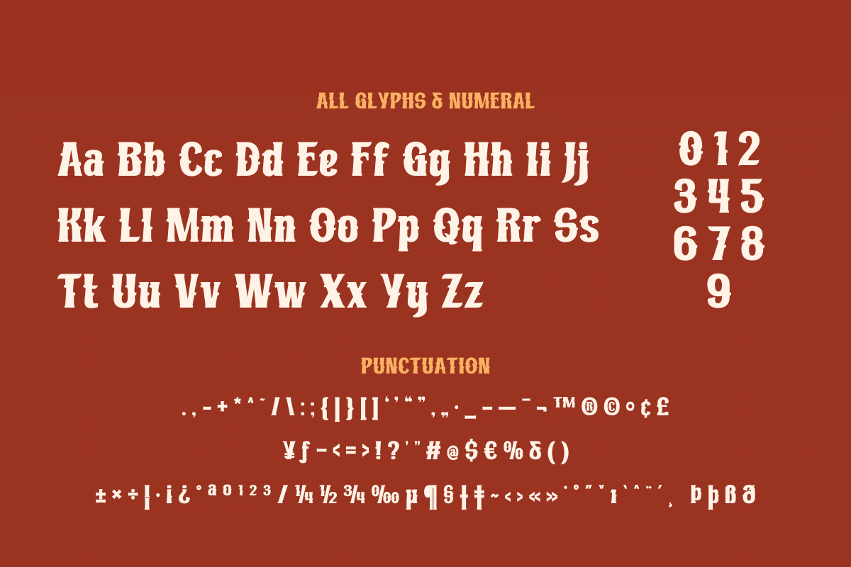 Ruihant | Retro Condensed Font, a Serif Font by twinstd (Photo 10 of 12)