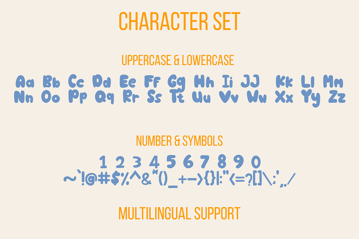 Melted Bean, a Font by Dm Studio (Photo 9 of 10)