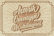 ASTERIK || Layered Bold Script, a Script Font by Rochart (Thumbnail 3 of 12)