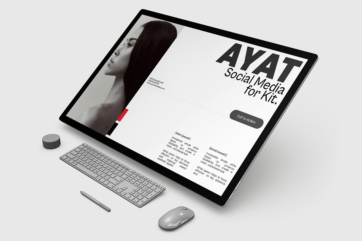 AYAT - Social Media Kit Presentation, a Presentation Template by CreativexGenius (Photo 12 of 12)