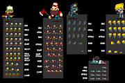 Characters Spritesheets 9, a Texture Illustration by pzUH (Thumbnail 2 of 3)