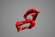 Splash Liquid Alphabet: B, a Food & Drink 3D Model by Tedi Permana (Thumbnail 3 of 6)