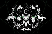 Green Witch. Magic of Nature, a Decorative Illustration by OlgaSoi007 (Thumbnail 2 of 10)