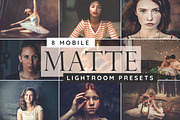 Matte Lightroom mobile presets, an Action Add-On by GDR Design (Thumbnail 1 of 7)