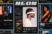 Cyber Posters, a Design Template by Studio Dusk (Thumbnail 1 of 7)