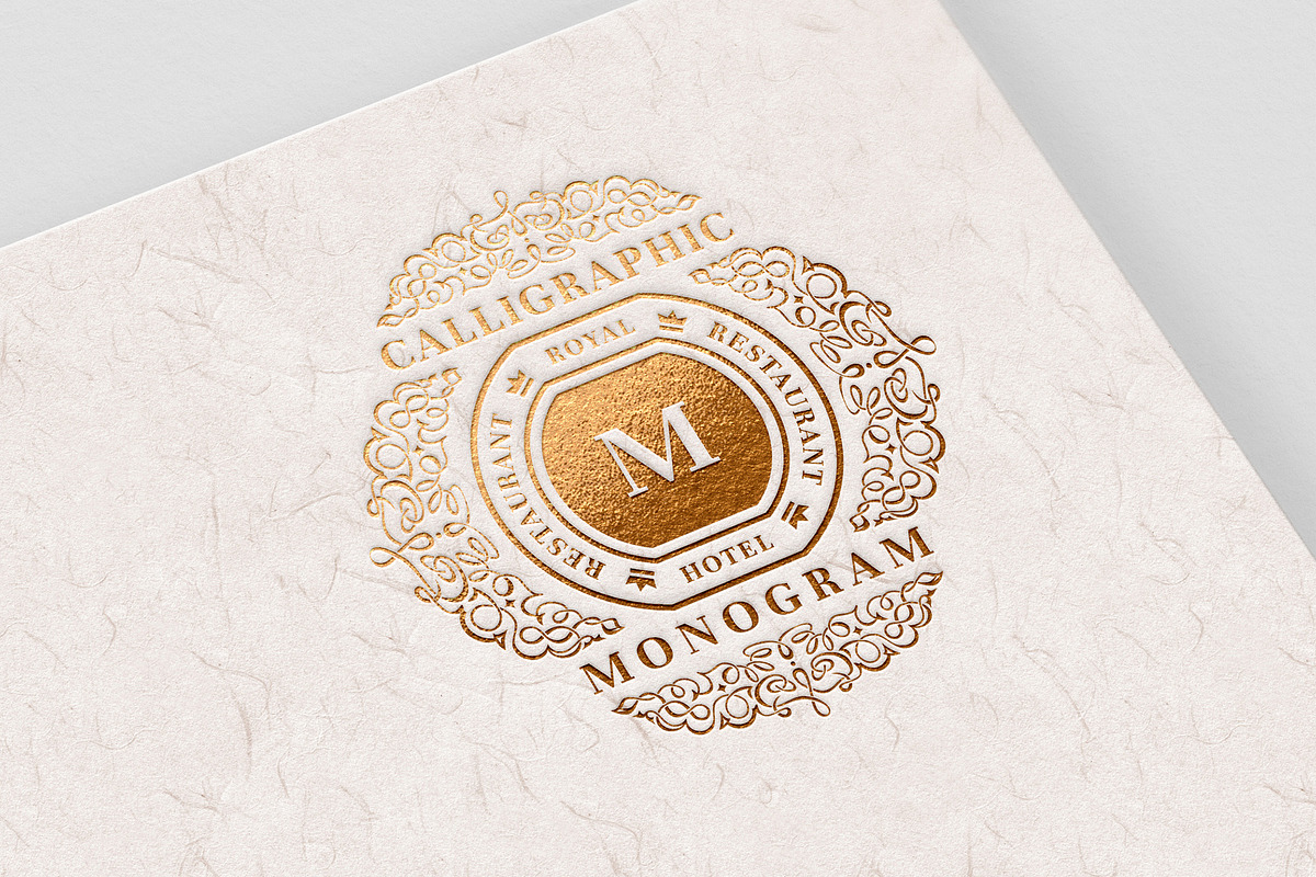 Luxurious Monogram Logo template, a Branding & Logo Template by Decorus Extezy (Photo 5 of 5)