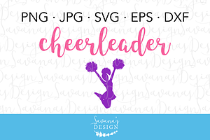 Cheerleader Clipart And Cut Files