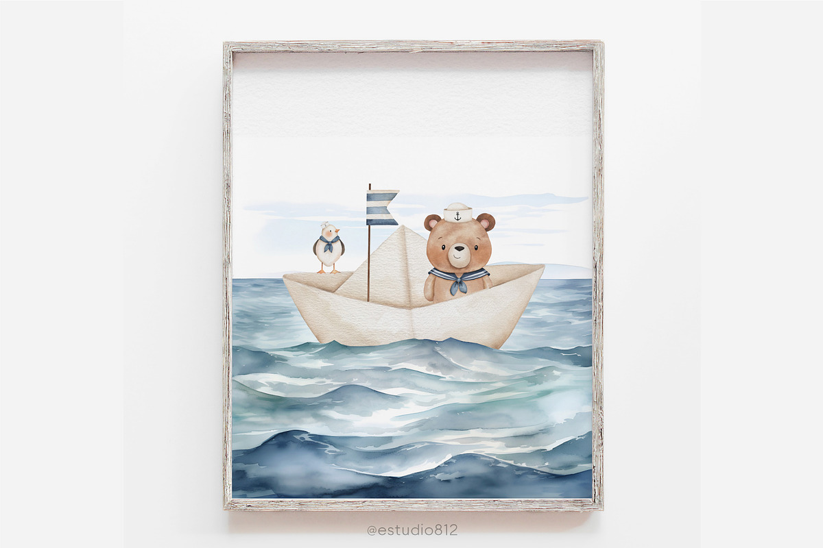 Little Sailor, an Animal Illustration by Estudio 812 (Photo 4 of 9)