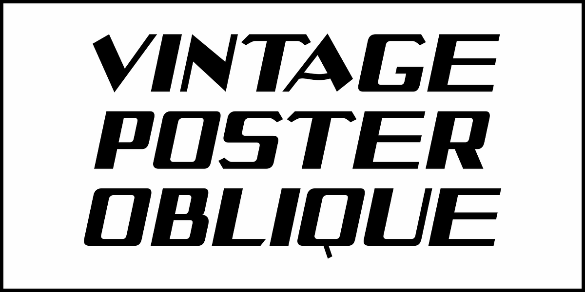 Vintage Poster JNL, a Font by Jeff Levine Fonts (Photo 4 of 5)