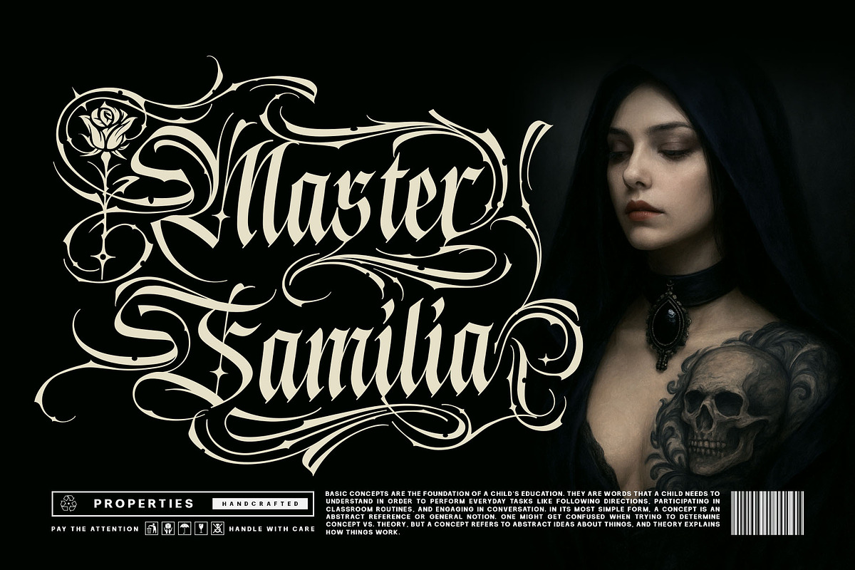 Blink Round Typeface, a Blackletter Font by alit design (Photo 3 of 20)