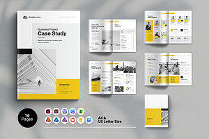 Case Study Brochure Template, a Brochure Template by Spark_Creative