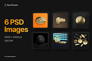 Bitcoin Coin PSD Bundle, an Object Graphic by SignalSupply (Thumbnail 3 of 5)
