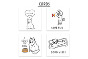 Cute dogs, an Animal Illustration by cutelevindesign (Thumbnail 6 of 10)