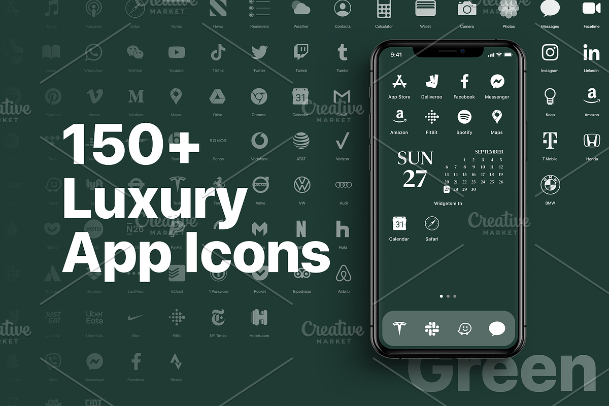iOS 14 Luxury iPhone App Icons • G, an Icon by Homescreen Pro (Photo 1 of 6)