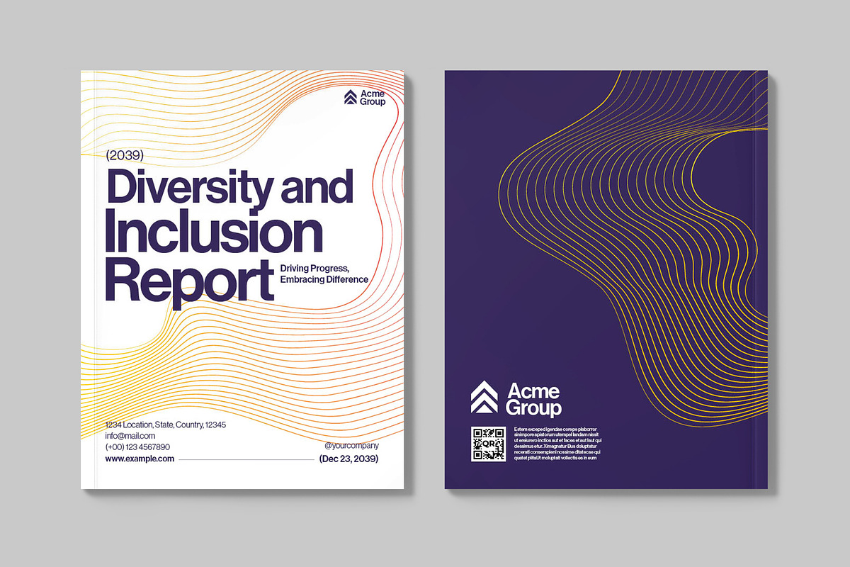 DEI Report Brochure Template, a Brochure Template by BrandPacks