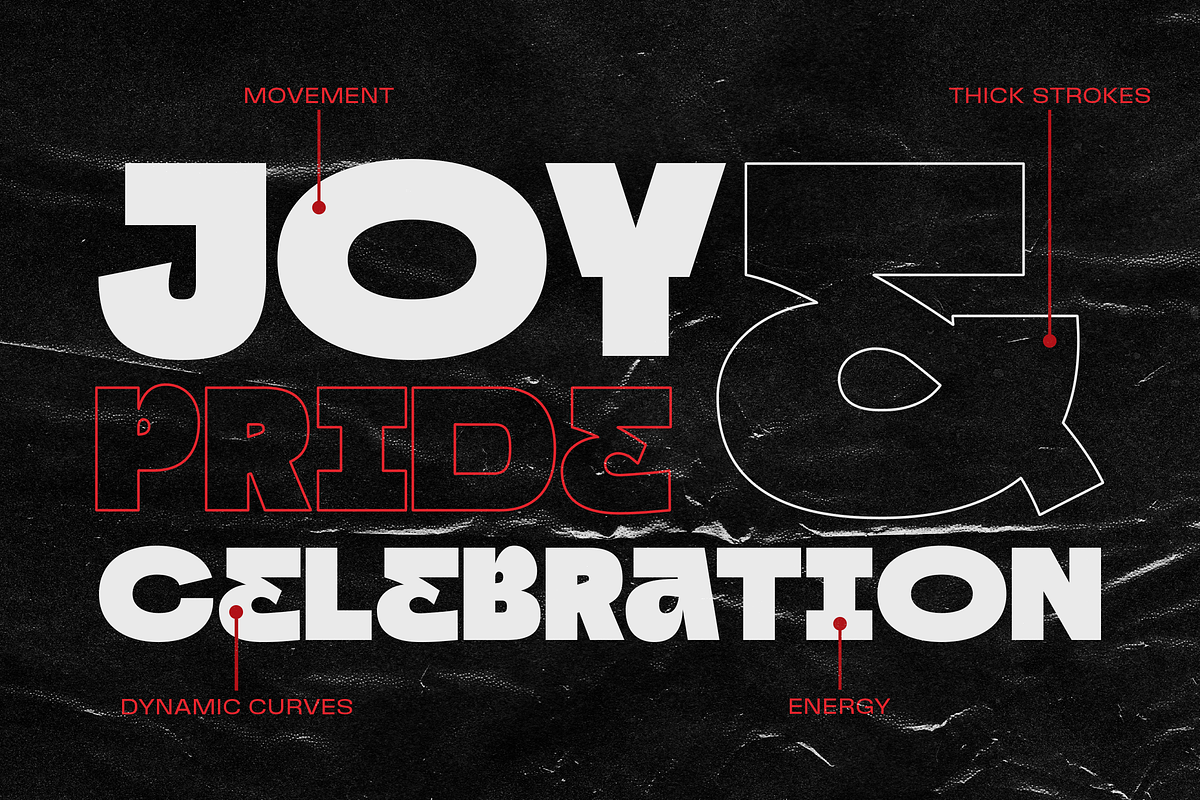 Exulta – A Bold and Expressive Sans, a Sans Serif Font by Graphue (Photo 8 of 9)