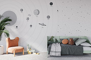 Wallpaper mockup | Boy's room mockup, a Household Mockup by Hunny Badger (Thumbnail 3 of 6)