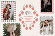 Cross Stitched - Frames & Letters, a Decorative Illustration by Essentially Nomadic (Thumbnail 2 of 11)