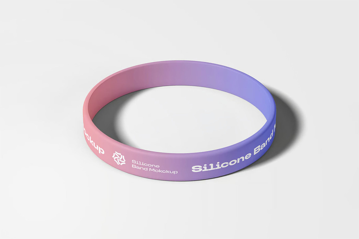 Silicone Band Mockup, an Advertising Mockup by Se٧enStudio (Photo 5 of 13)