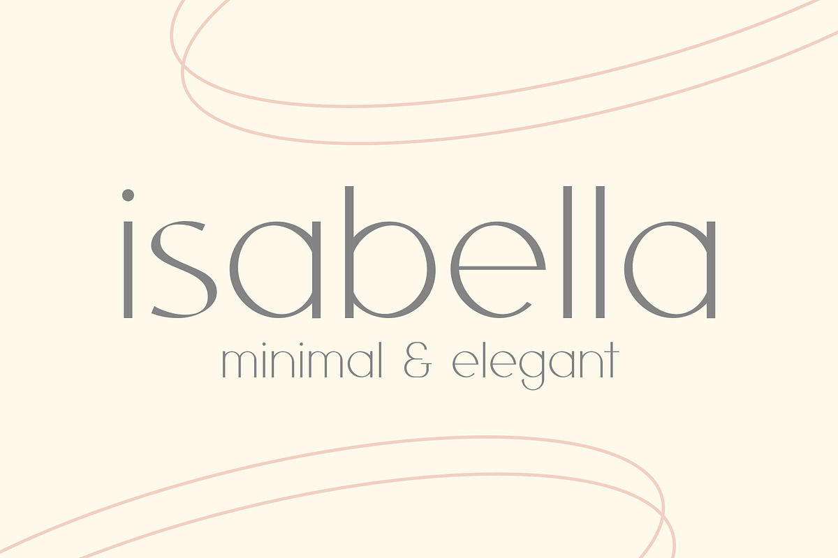 Isabella - Sophisticated Typeface, a Sans Serif Font by HipFonts (Photo 2 of 10)