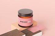 250+ Cosmetic Branding Mockup Bundle, a Cups & Container Mockup by pmvch (Thumbnail 42 of 273)