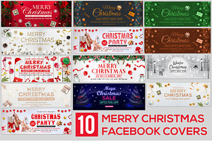 Merry Christmas Facebook Covers