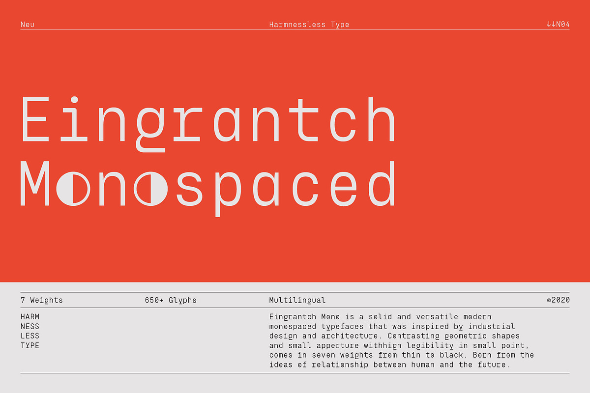 80% OFF Eingrantch Monospaced