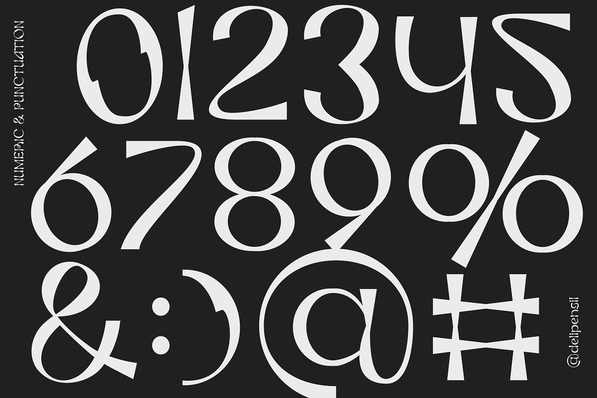 Artex – Futuristic Sans Serif Font, a Sans Serif Font by delipensil (Photo 5 of 9)