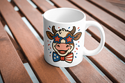 Star-Spangled Cow PNG – Sublimation, a Seasonal Illustration by Smillyy Threads (Thumbnail 5 of 6)