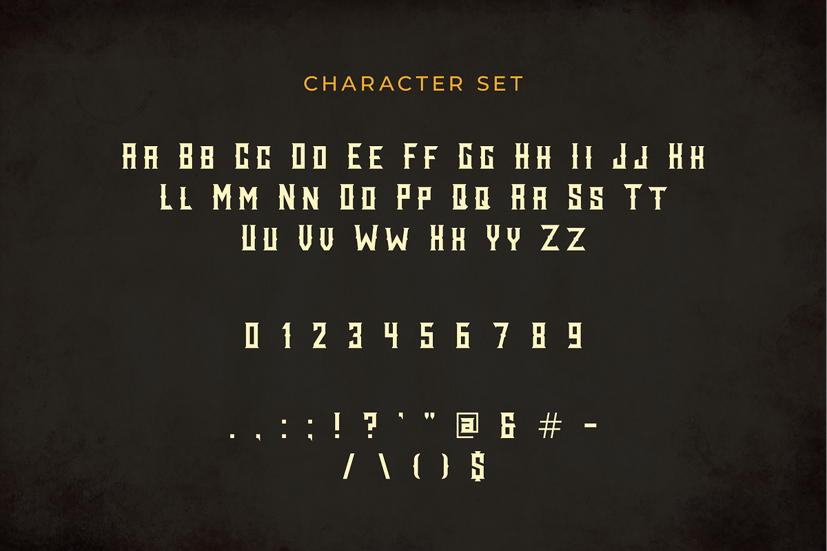 Harsh Pleasure Vintage Gothic Font, a Blackletter Font by Ebad Designs (Photo 2 of 3)
