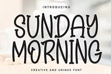 Sunday Morning | Script Font