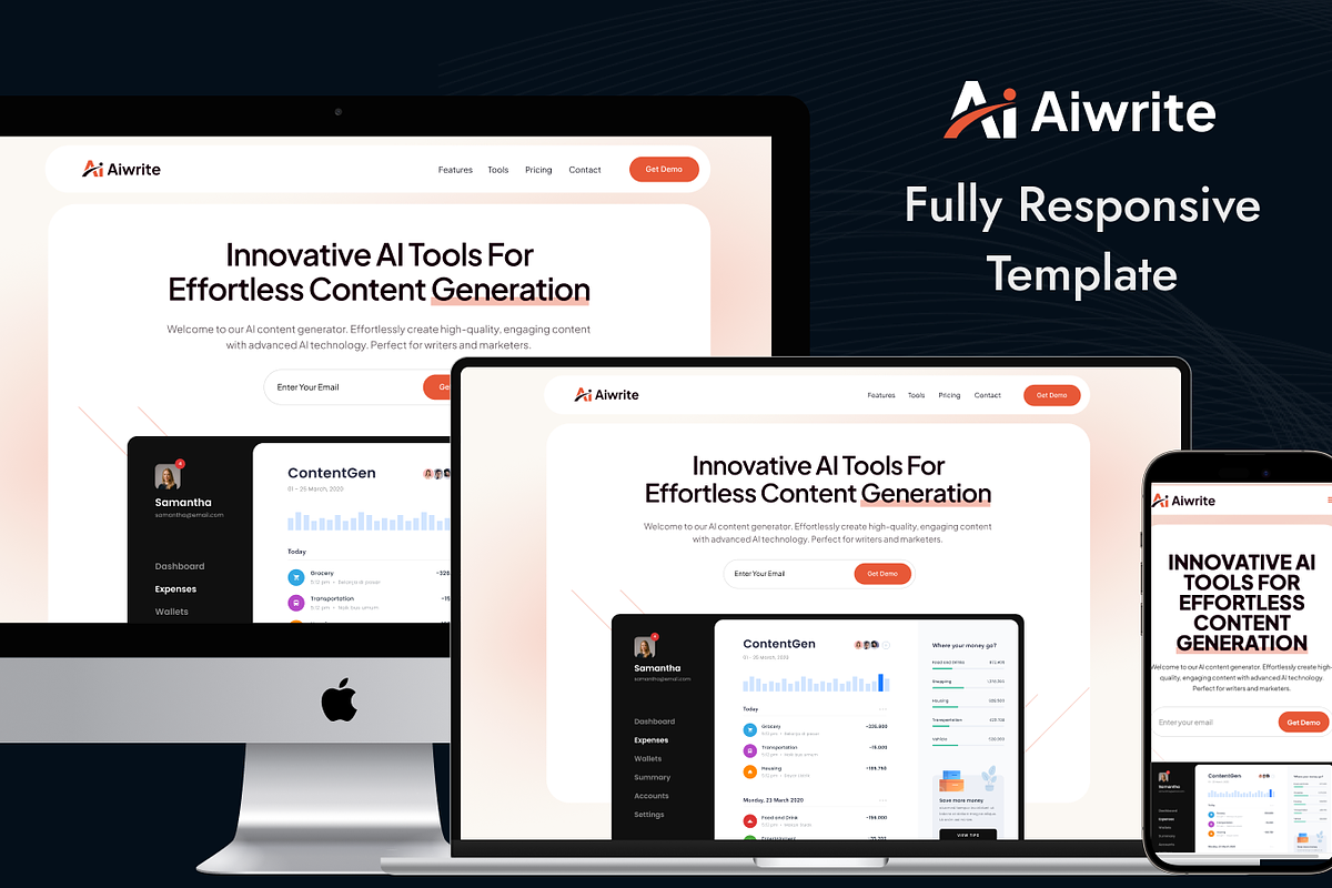 Aiwrite - Content Based AI Template preview 2