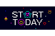 Card Start Today, an Object Illustration by Foxys Graphic (Thumbnail 1 of 3)