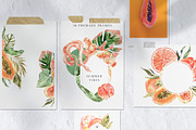 Peach Aesthetics Tropical Summer, an Illustration by Cat In Colour (Thumbnail 3 of 10)