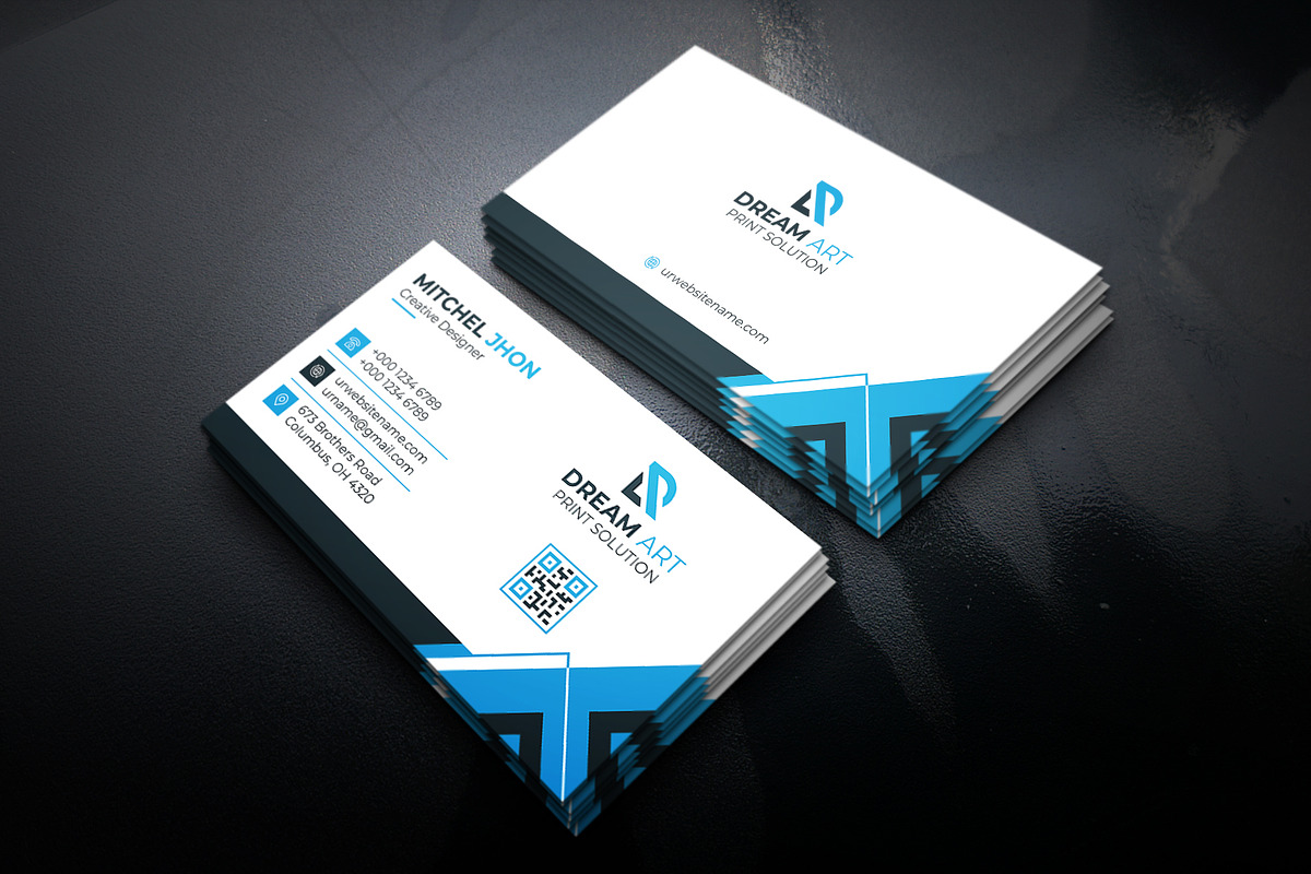 Corporate Business Card Template, a Business Card Template by GFXCity (Photo 2 of 4)