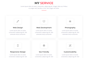 Adam - Personal Portfolio HTML, a HTML Template by Themeplaza (Thumbnail 3 of 7)