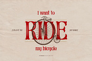 Cloverside - Vintage Label Font, a Symbol Font by ikiiko (Thumbnail 3 of 7)