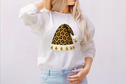 Christmas Leopard Santa Hat Clipart, an Illustration by SVGArt (Thumbnail 3 of 8)
