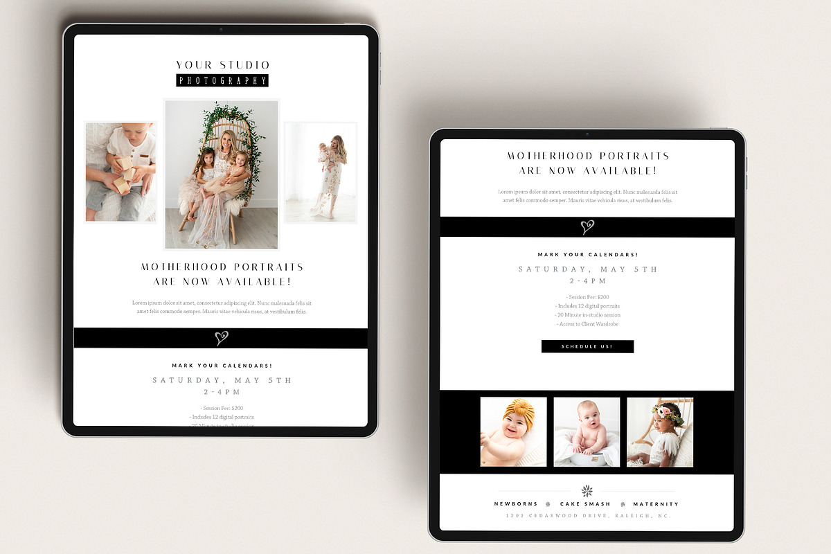 Session Promotional Email PSD, an Email Template by By Stephanie Design