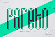 Pareto, a Sans Serif Font by Almeera Std (Thumbnail 1 of 6)