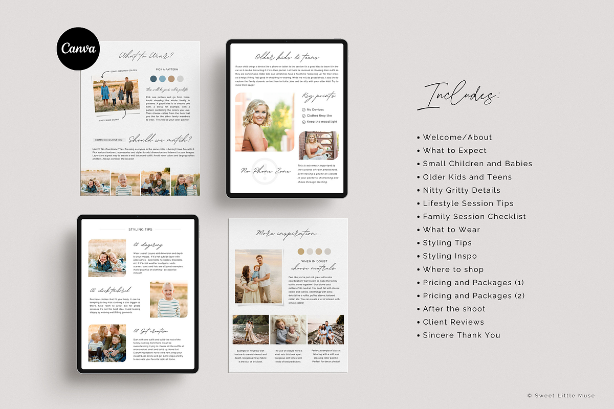 Photography Style Guide, Client Prep, a Marketing Template by Sweet Little Muse (Photo 4 of 6)