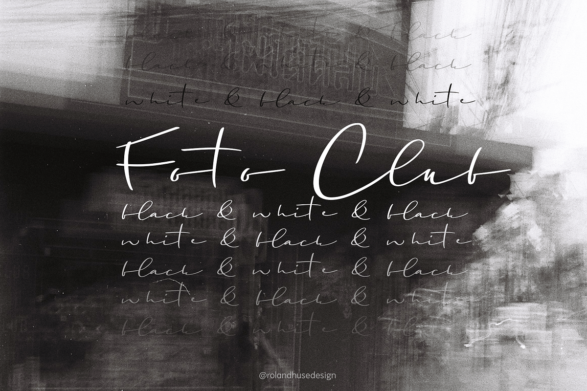 Bangkok Restless Handwriting, a Script Font by Roland Huse Design (Photo 5 of 6)