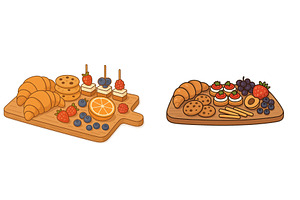 Creative dessert platters with, a Food & Drink Photo by ZinetroN