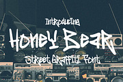 Honey Bear - Graffiti Font, a Handwritten Font by tebaltipislab (Thumbnail 1 of 7)