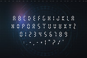 Digital Display Font, a Symbol Font by artyway (Thumbnail 2 of 3)